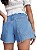 Zinco Shorts Comfort Bloco de Cores Azul / Branco 204062 - Imagem 3