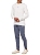Calvin Klein Camiseta Manga Longa Masculina Selo Sustainable Off White TL842 - Imagem 2