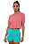 Alto Giro T-shirt Skin Fit Cropped Coral 2331716 - Imagem 1