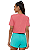 Alto Giro T-shirt Skin Fit Cropped Coral 2331716 - Imagem 2