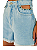 Zinco Shorts Five Pockets Bordado Manual Jeans 204252 - Imagem 2