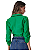 Monnari Camisa Cropped com Transpasse Feminina Verde Bandeira YP3161 - Imagem 2
