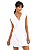 Dalcosta Vestido Envelope Transpassado - Branco 100639 - Imagem 1