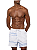 Calvin Klein Bermuda Swim Masc Texture Sand Branco SA298 - Imagem 1