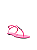 Schutz Sandália Rasteira Crystal Pink Neon S0116800890124 - Imagem 1