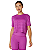 Alto Giro T-Shirt Cropped Mesh | Fucsia 2411702 - Imagem 1