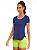 Alto Giro T-Shirt Skin Fit Alongada 101702 Azul Petroleo - Imagem 1