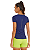 Alto Giro T-Shirt Skin Fit Alongada 101702 Azul Petroleo - Imagem 2
