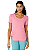 Alto Giro T-Shirt Skin Fit Alongada 101702 Rosa - Imagem 1