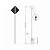 POSTE TUBULAR 2" COM 3M PARA PLACAS COM HALETA ANTI-GIRO - Imagem 1