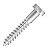 PARAFUSO SEXTAVADO SOBERBA ZINCADO 1/4"X65MM 200 PEÇAS WORKER - Imagem 1