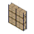 KIT PORTA PALLET 5,00 x 2,30 x 1,00M 02 MÓDULOS COM 03 NÍVEIS - Imagem 3