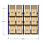 KIT PORTA PALLET 5,00 x 2,30 x 1,00M 02 MÓDULOS COM 03 NÍVEIS - Imagem 4
