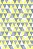 Tecido Tricoline Estampa geométrico amarelo - Imagem 1