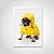 Quadro Pug - Imagem 1