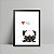 Quadro I Love Pugs - Imagem 2