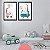 Kit 2 Quadros Cute Dino - Imagem 1