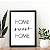 Quadro  Frases Home Sweet Home - Imagem 1