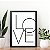 Quadro Decorativo Love - Imagem 1