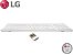 Teclado Sem Fio LG All in One ABNT2 Branco C/ Receptor USB - Imagem 2