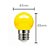 Lampada Led Bolinha 1W Amarela E27 110V - Embuled - Imagem 3