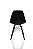 Cadeira Charles Eames Eiffel DSW - Preta - All Black - Imagem 3