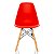 Conjunto 4 Cadeiras Charles Eames Eiffel DSW - Vermelho - BRS - Imagem 3