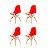 Conjunto 4 Cadeiras Charles Eames Eiffel DSW - Vermelho - BRS - Imagem 5