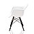 Cadeira Charles Eames Eiffel DAW - Com Braço - Branca - Black Edition - Imagem 4