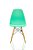 Conjunto 4 Cadeiras Charles Eames Eiffel DSW - Verde Tiffany - BRS - Imagem 2