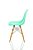 Conjunto 4 Cadeiras Charles Eames Eiffel DSW - Verde Tiffany - BRS - Imagem 3