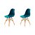 Conjunto 2 Cadeiras Charles Eames Eiffel DSW - Azul Escuro - BRS - Imagem 1