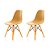 Conjunto 2 Cadeiras Charles Eames Eiffel DSW - Mocha - BRS - Imagem 1