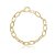 Pulseira Banhada Elo Oval Fino - Imagem 1
