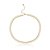 Colar Choker Banhado Elos Vazados e Entrelaçados - Imagem 1