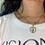 Colar Choker Banhado Elos Vazados e Entrelaçados - Imagem 2