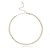 Colar Choker Banhado Fio Folhinhas Vazadas - Imagem 1