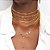 Colar Banhado Choker 3x1 Grosso - Imagem 2