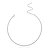 Colar Ródio Branco Choker Riviera Média - Imagem 1