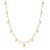 Colar Banhado Choker Estrelas e Pontos de Luz de Zircônias Penduradas - Imagem 1