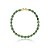 Pulseira Banhada Riviera Oval Verde Turmalina - Imagem 1