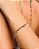 Pulseira Cristais Coloridos Elo Português - Imagem 1