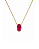 Colar Pedra Oval Rosa Pink - Imagem 2