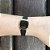 Relógio Casio Mini Preto com Visor e Detalhes da Caixa em Dourado LA670WEGB-1B - Imagem 2