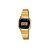 Relógio Casio Mini Dourado Fundo Preto Diamond LA670WGAD-1DF - Imagem 1