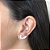 Brinco Prata 925 Ear Cuff Navetes Cravejado com Zircônia - Imagem 2