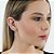 Brinco Prata 925 Ear Cuff Onda com Zircônia - Imagem 2