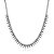 Colar Ródio Negro Choker Triângulo Invertido - Imagem 1