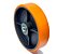RODA 82 DE PU C/ ROLAMENTO DE ESFERAS P/ 400KG - 200X50MM / R 82 PE - Imagem 1