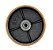 RODA 82 DE PU C/ ROLAMENTO DE ESFERAS P/ 400KG - 200X50MM / R 82 PE - Imagem 3